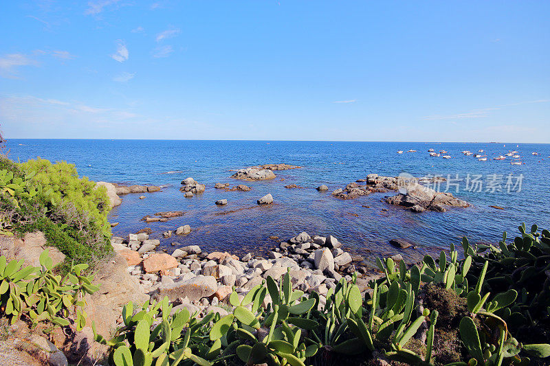 Palfrugell的Calella - cami de ronda